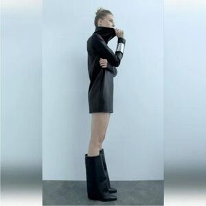 Zara High Heel Gaiter Boots